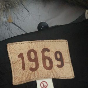 Vintage 1969 denim jacket with removable collar